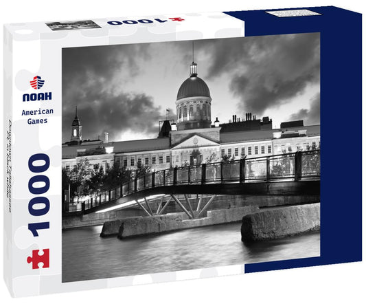 Noah Jigsaw Puzzle Downtown Tallahassee FL in black white 1000 pieces