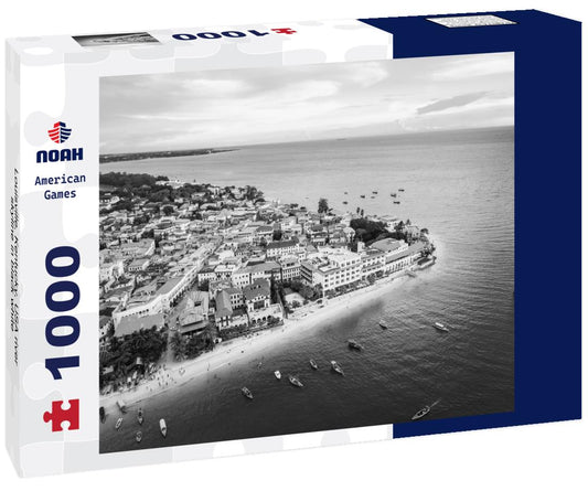 Noah Jigsaw Puzzle Louisville, Kentucky, USA river skyline in black white 1000 pieces