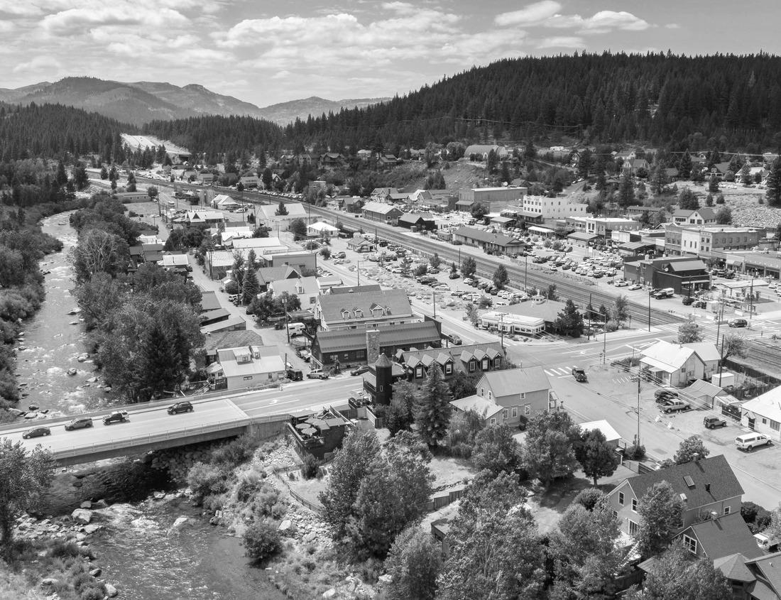 Noah Jigsaw Puzzle Atlanta, Georgia, USA Midtown skyline from Piedmont Park in the fall in black white 1000 pieces
