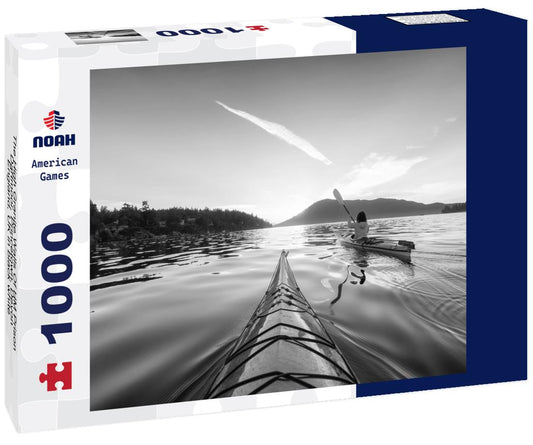 Noah Jigsaw Puzzle The High Granite Walls Of HM Prison Dartmoor, Princetown, Devon, England, UK in black white 1000 pieces