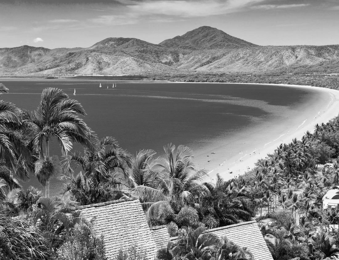 Noah Jigsaw Puzzle Glacier Point, Yosemite NP, USA in black white 1000 pieces