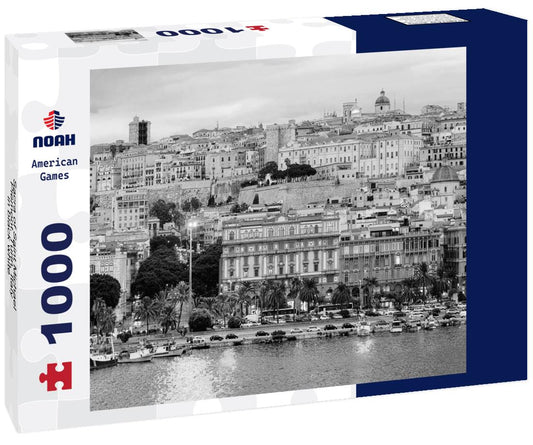 Noah Jigsaw Puzzle Sacra of Saint Michael, Piemont, Turin, Italy in black white 1000 pieces