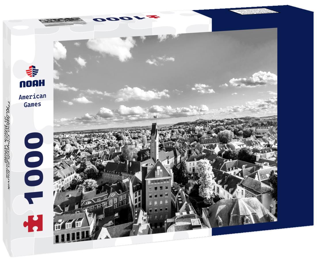 Noah Jigsaw Puzzle The Igloo Church in Inuvik, Northwest Territories in black white 1000 pieces