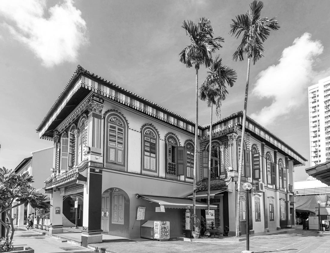 Noah Jigsaw Puzzle Byodo-in Temple, Uji, Kyoto, Japan in spring season. in black white 1000 pieces