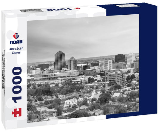 Noah Jigsaw Puzzle The Jasna Gora monastery in Czestochowa city, Poland in black white 1000 pieces