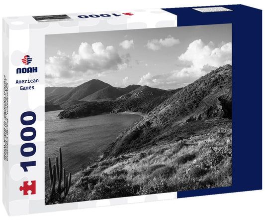 Noah Jigsaw Puzzle Charleston, South Carolina, USA cityscape in the historic French Quarter in black white 1000 pieces