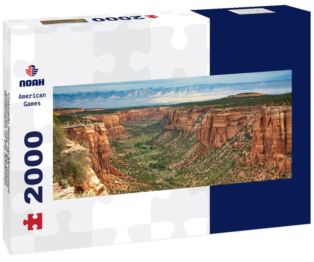 Colorado National Monument preserves one of the grand landscapes of the American West 2000pc Panoramic Puzzle