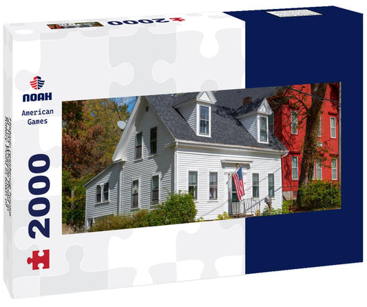 Noah Jigsaw Puzzle Historic residence house at 103 Whipple Road in Kittery Point in town of Kittery, Maine panorama 2000 pieces