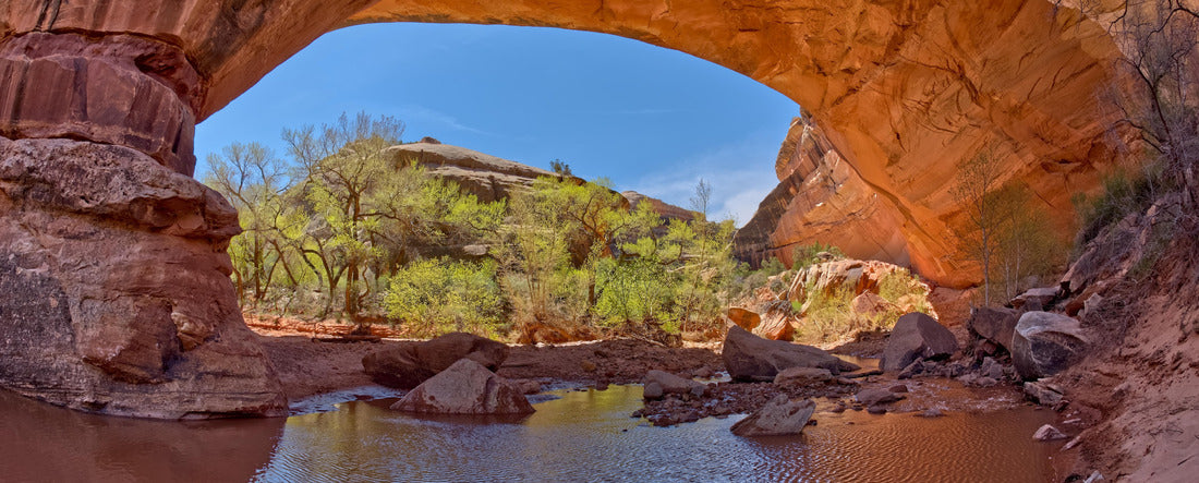 The Kachina Bridge at Natural Bridges National Monument Utah. It is named for the Hopi Kachina dancers 2000pc Panoramic Puzzle