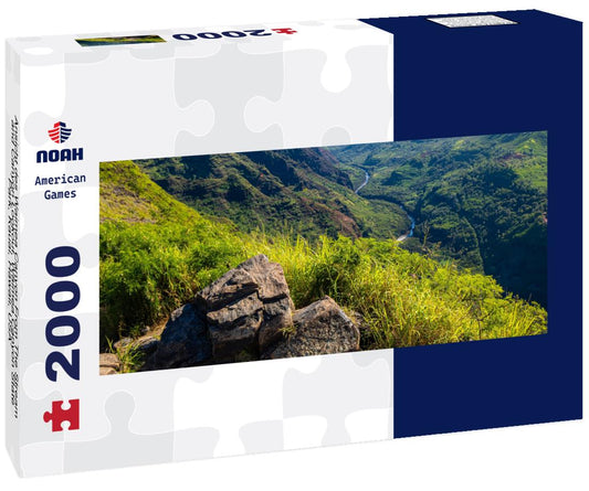 Noah Jigsaw Puzzle Ansicht des Waimea Canyon From The Stream and Canyon Lookout, Waimea Canyon State Park, Kauai, Hawaii, USA panorama 2000 pieces