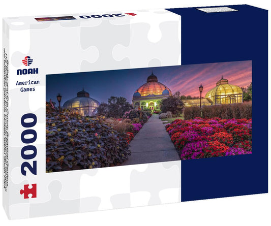 Noah Jigsaw Puzzle Buffalo and Erie County Botanical Gardens. The Buffalo and Erie County Botanical Gardens are botanical gardens located within South Park in Buffalo, New York, United States panorama 2000 pieces