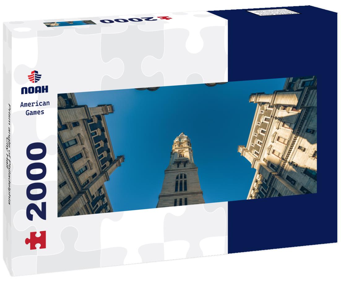 Prism angle of Philadelphia City Hall 2000pc Panoramic Puzzle
