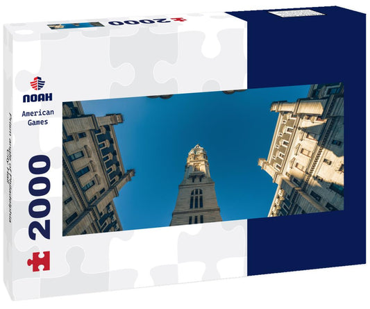 Noah Jigsaw Puzzle Prism angle of Philadelphia City Hall panorama 2000 pieces