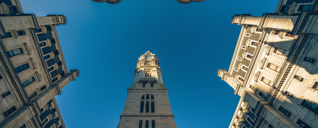 Prism angle of Philadelphia City Hall 2000pc Panoramic Puzzle