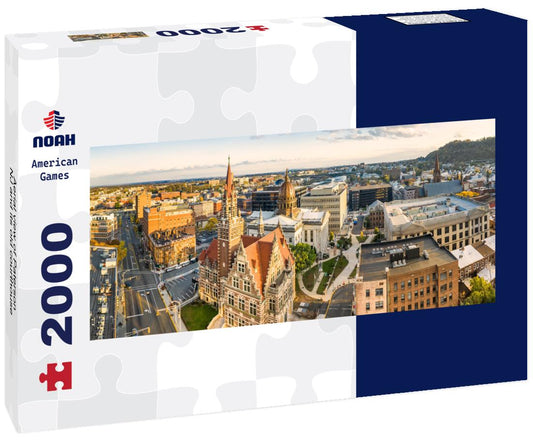Noah Jigsaw Puzzle Aerial view of Paterson, NJ and its old courthouse panorama 2000 pieces