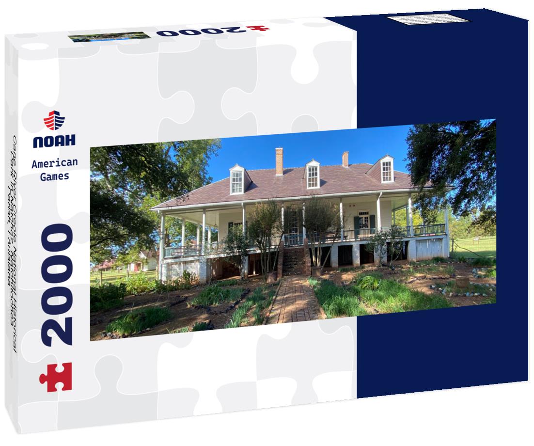 Cane River Creole National Historical Park in Natchez, Natchitoches Parish, Louisiana 2000pc Panoramic Puzzle