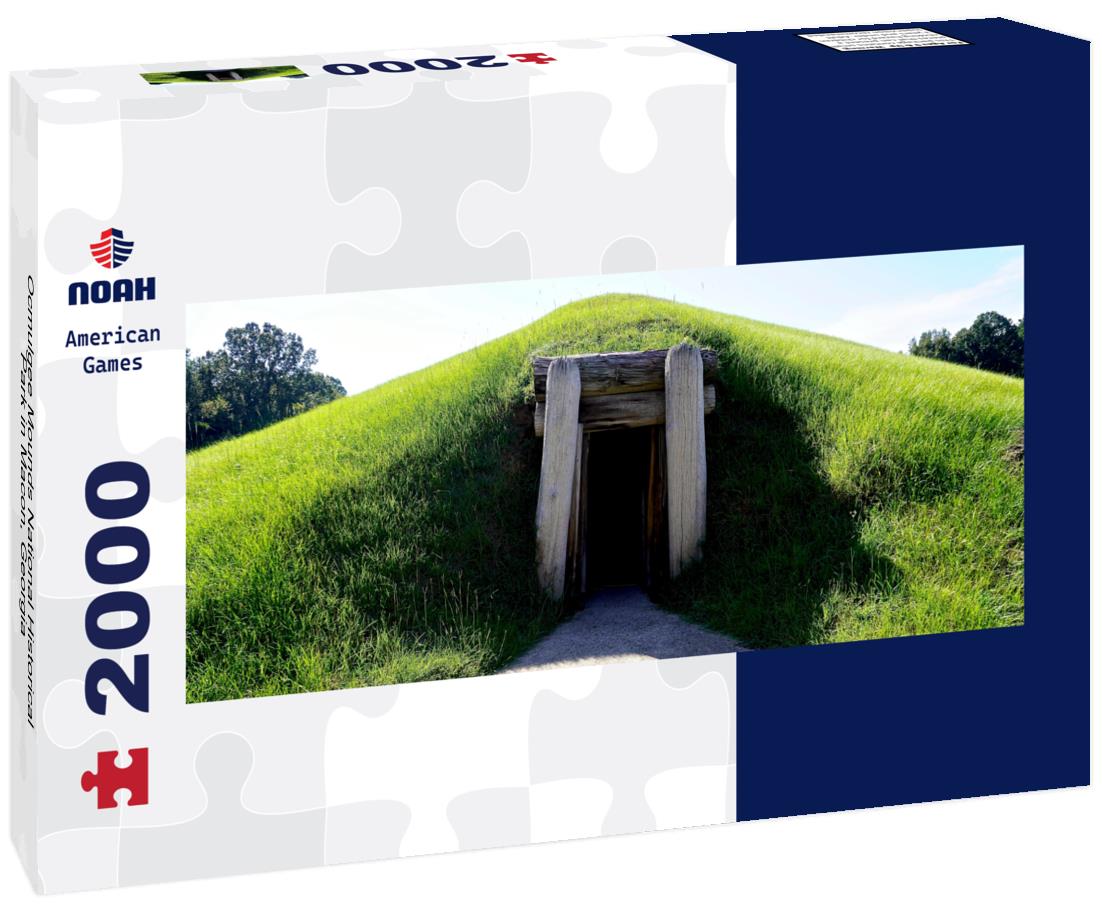 Ocmulgee Mounds National Historical Park in Macon, Georgia 2000pc Panoramic Puzzle