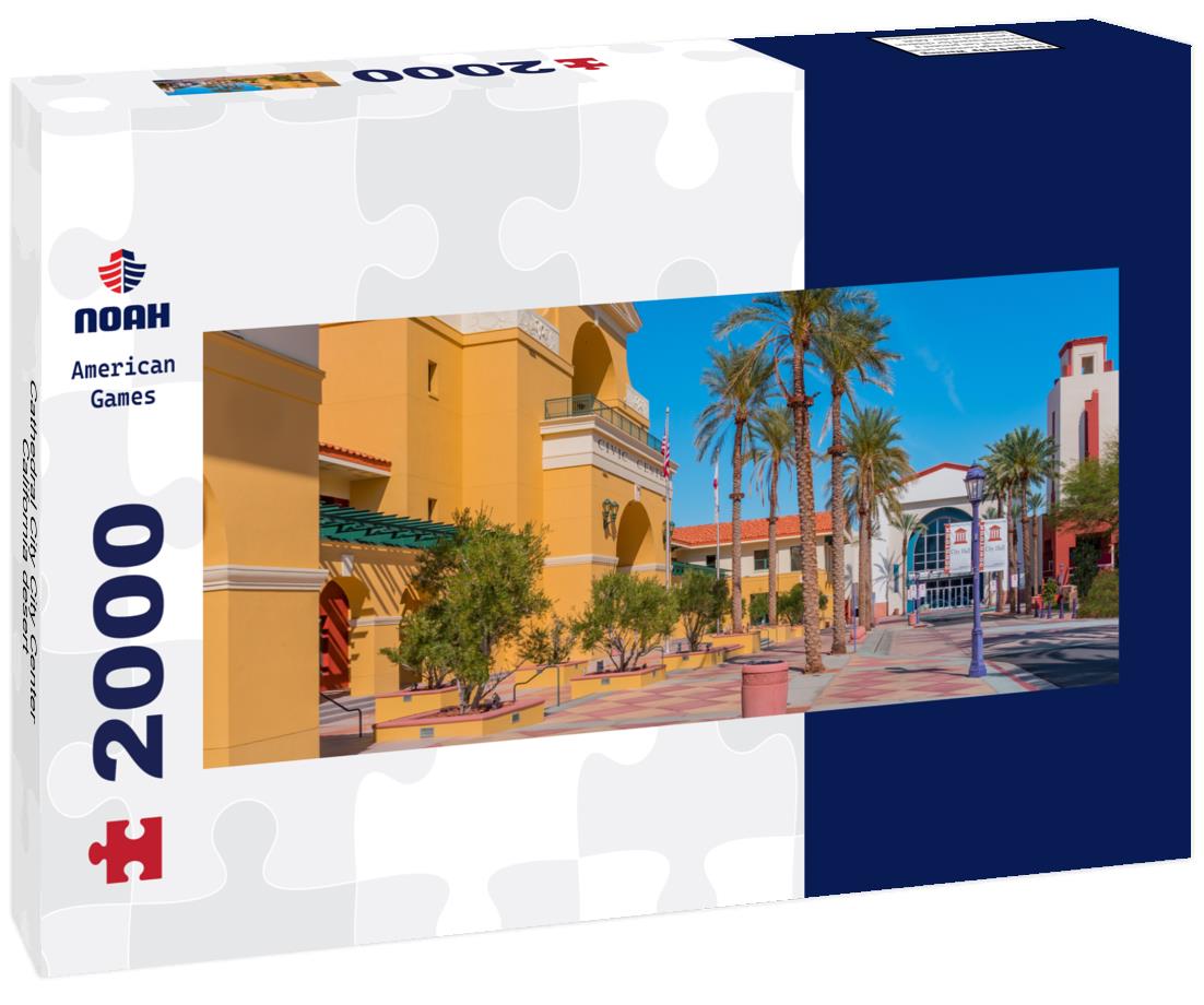 Cathedral City City Center, California desert 2000pc Panoramic Puzzle