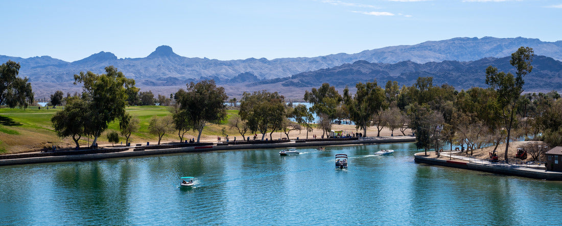 Bridgewater Channel am Lake Havasu City, Arizona 2000pc Panoramic Puzzle