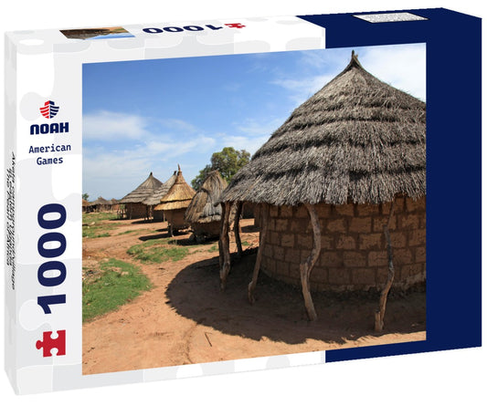Noah Jigsaw Puzzle Aketa campground/village in eastern Uganda - The Pearl of Africa 1000 pieces