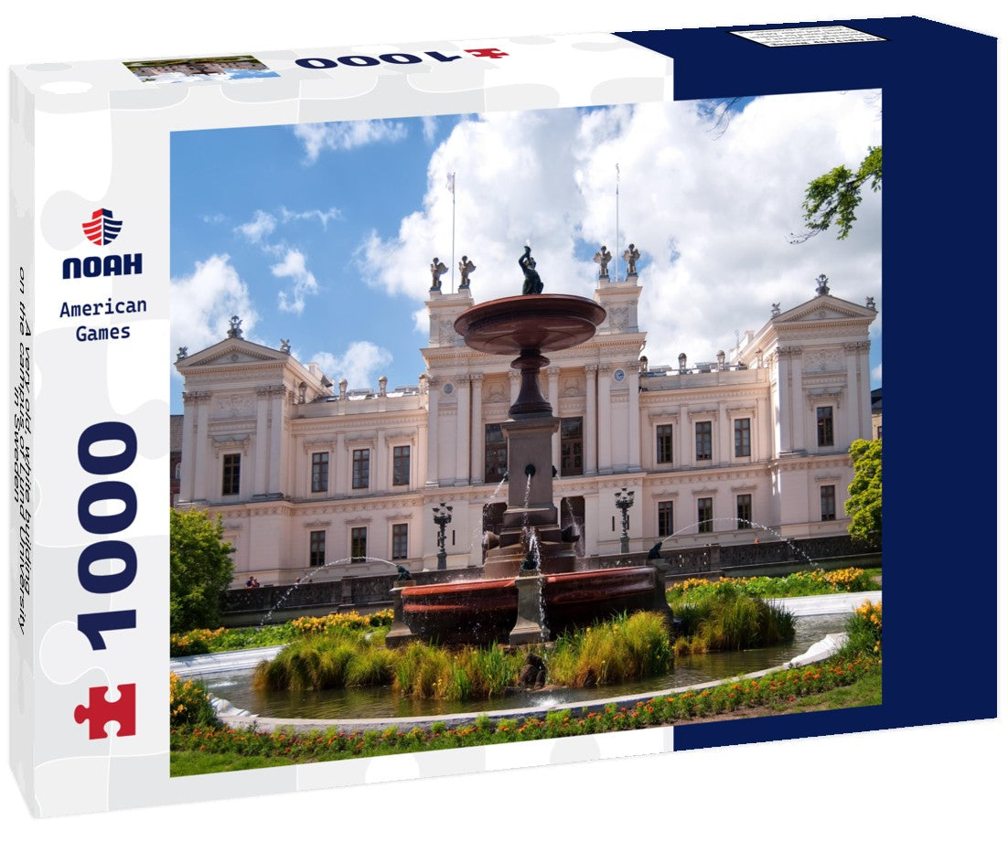 Noah Jigsaw Puzzle A very old, white building on the campus of Lund University in Sweden 1000 pieces