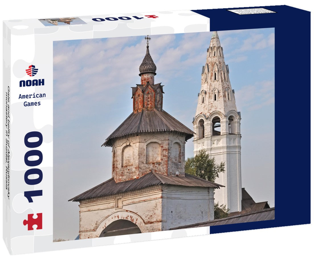 Noah Jigsaw Puzzle Gate and belfry of Alexandrovsky monastery in Suzdal, Russia 1000 pieces