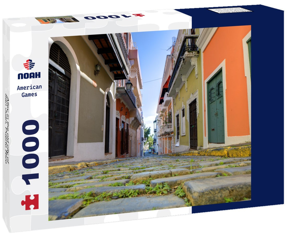 Noah Jigsaw Puzzle Alley in the old city of San Juan, Puerto Rico 1000 pieces