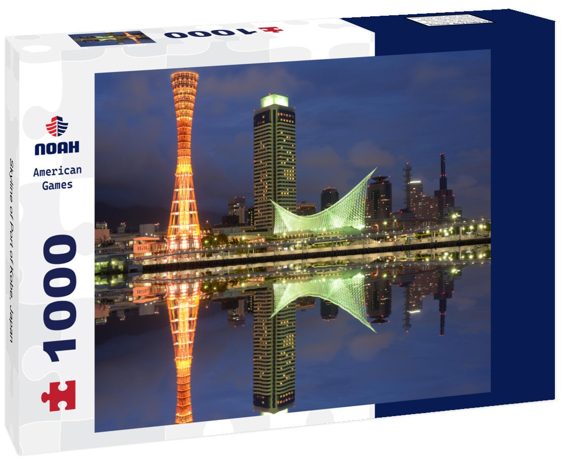 Noah Jigsaw Puzzle Skyline of Port of Kobe, Japan 1000 pieces