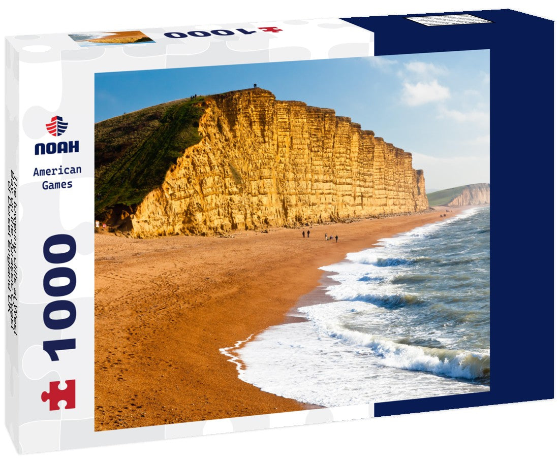 Noah Jigsaw Puzzle The towering cliffs at West Bay on the Jurassic Coast of Dorset England UK 1000 pieces