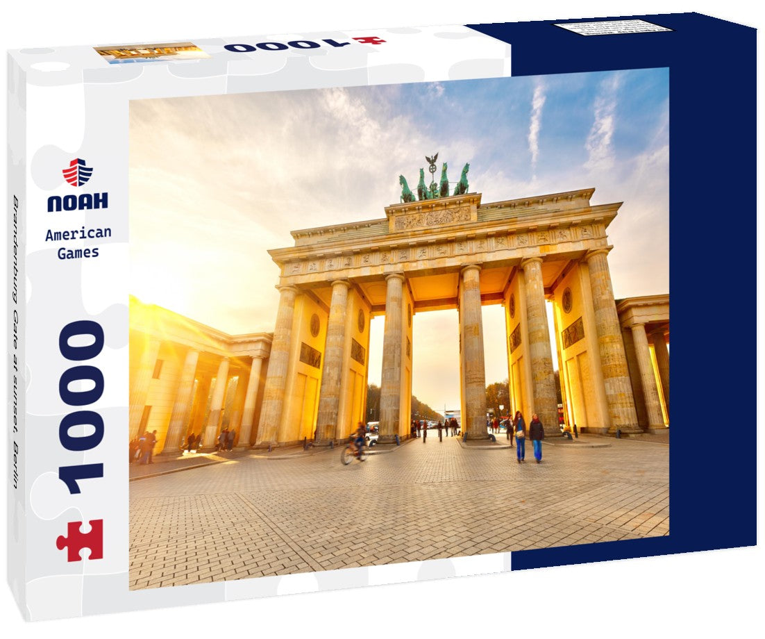 Noah Jigsaw Puzzle Brandenburg Gate at sunset, Berlin 1000 pieces