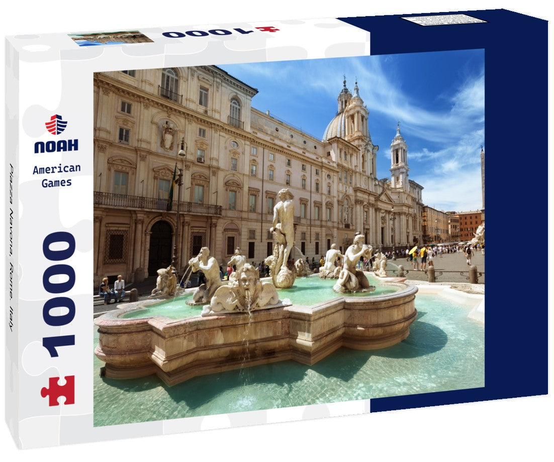 Noah Jigsaw Puzzle Piazza Navona, Rome. Italy 1000 pieces