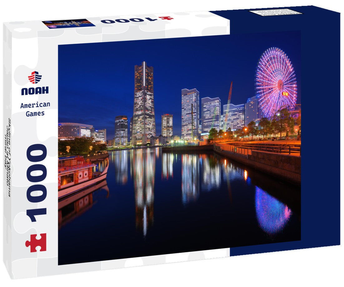 Noah Jigsaw Puzzle Skyline of Yokohama, Japan at Minato-mirai bay 1000 pieces