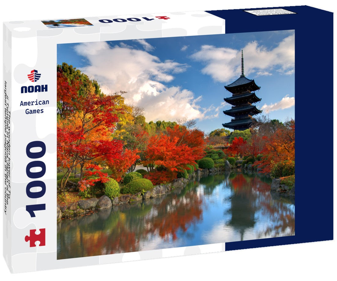 Noah Jigsaw Puzzle The wooden tower of To-ji Temple in Nara Japan is the largest temple pagoda in the country at a height of 54.8 meters 1000 pieces