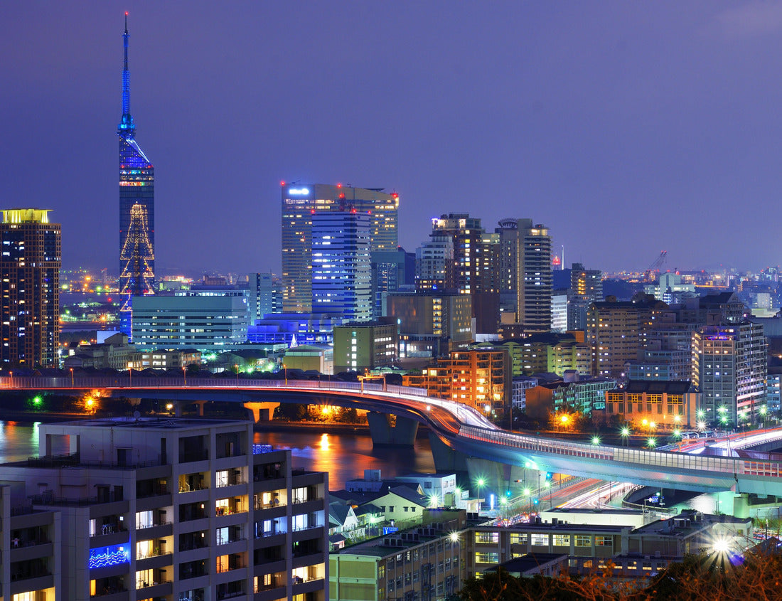 Noah Jigsaw Puzzle Cityscape of Fukuoka, Japan 1000 pieces