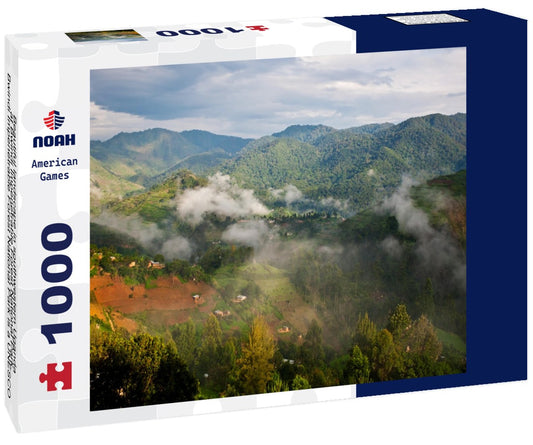 Noah Jigsaw Puzzle Beautiful landscape in southwestern Uganda, at Bwindi Impenetrable Forest National Park. Bwindi Impenetrable Forest National Park is a UNESCO World Heritage Site and home to the mountain gorillas 1000 pieces