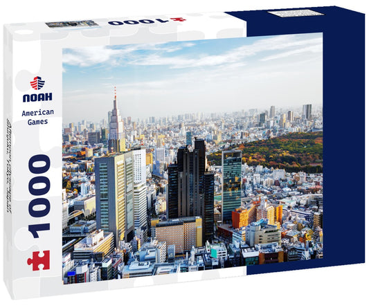 Noah Jigsaw Puzzle Afternoon cityscape of Shinjuku, Tokyo, Japan 1000 pieces