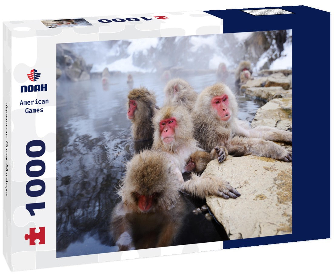 Noah Jigsaw Puzzle Japanese Snow Monkeys 1000 pieces