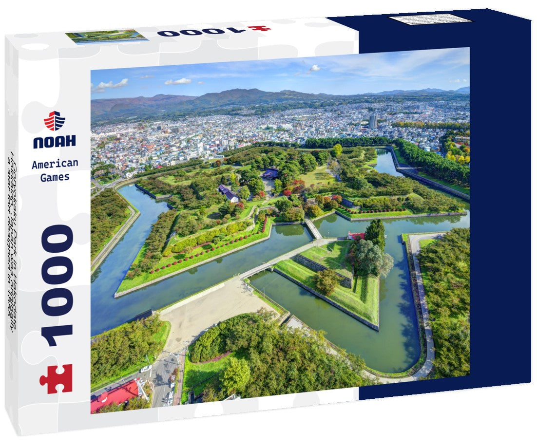 Noah Jigsaw Puzzle Goryokaku Park in Hakodate, Hokkaido, Japan was originally a star fort designed in 1855 1000 pieces