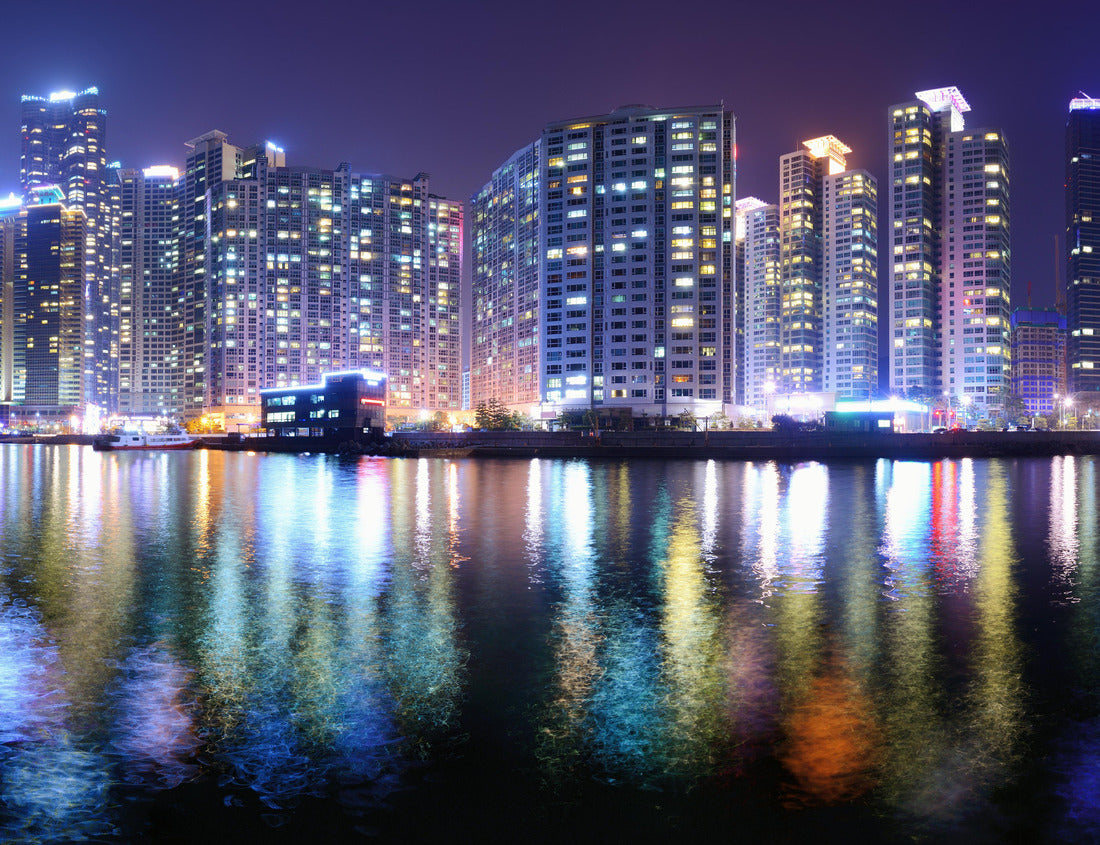 Noah Jigsaw Puzzle Busan, South Korea panoramic skyline at Haeundae District 1000 pieces