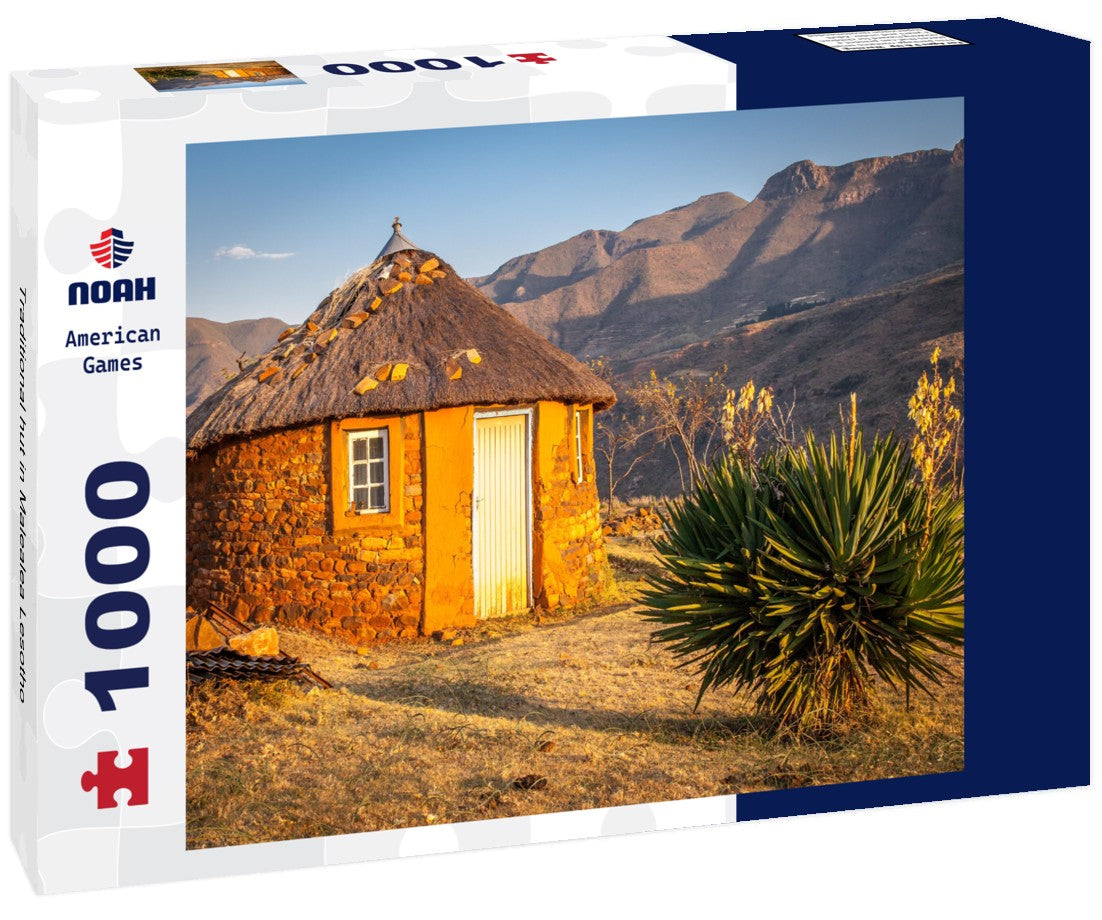 Noah Jigsaw Puzzle Traditional hut in Malealea Lesotho 1000 pieces