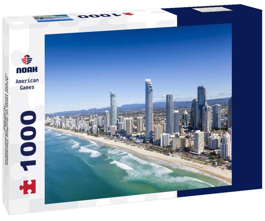 Noah Jigsaw Puzzle Aerial view of Surfers Paradise on the Gold Coast, Queensland, Australia 1000 pieces