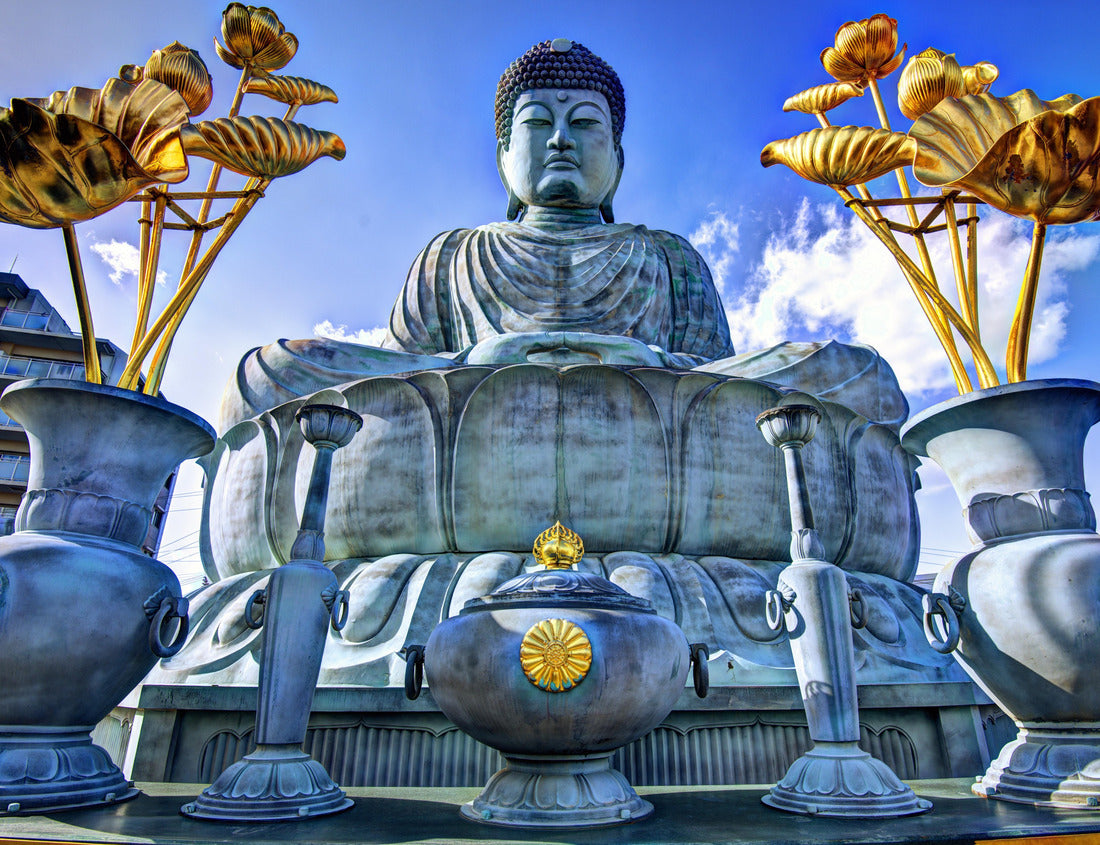 Noah Jigsaw Puzzle Big Buddha of Hyogo in Kobe, Japan 1000 pieces