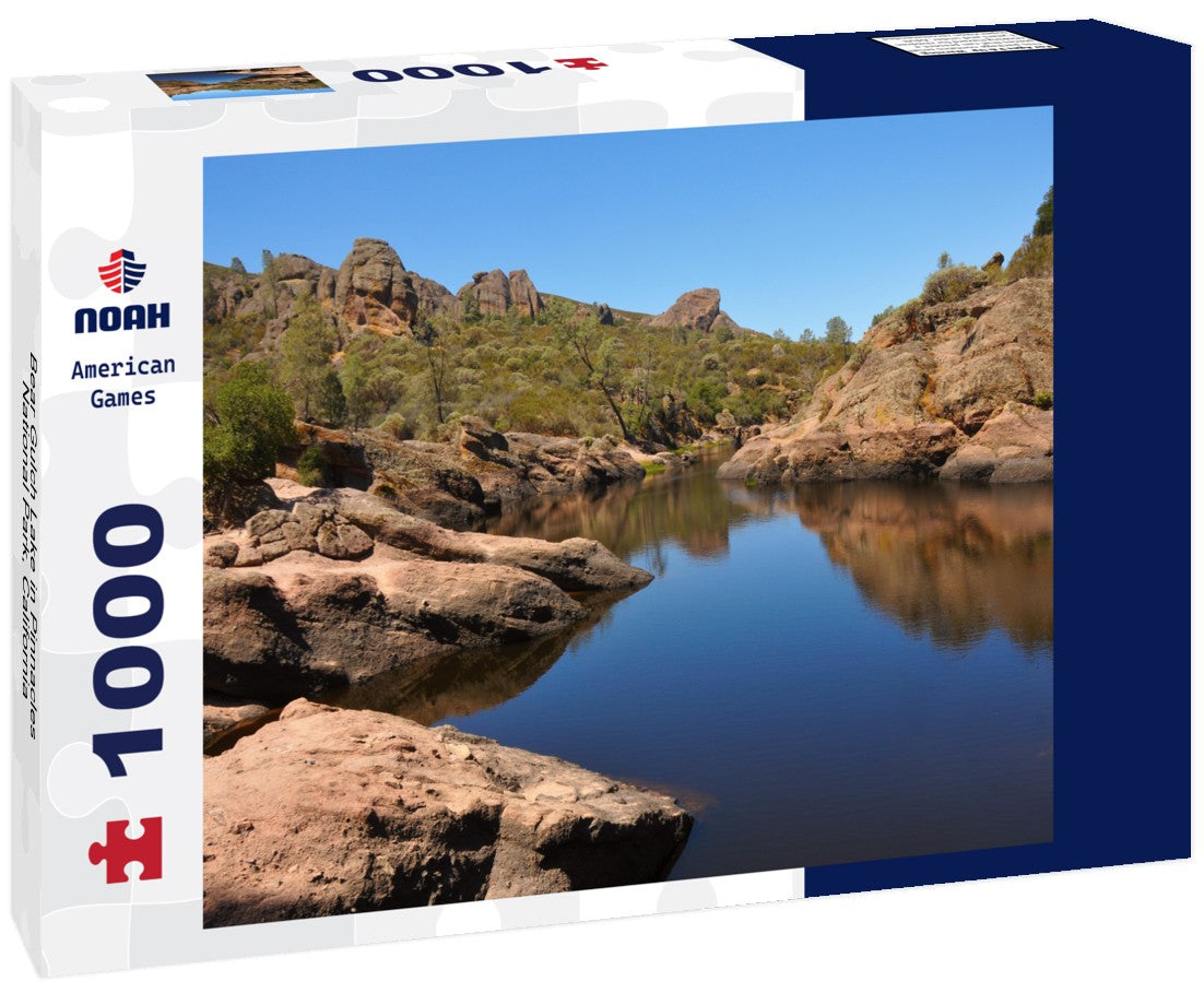 Noah Jigsaw Puzzle Bear Gulch Lake in Pinnacles National Park, California 1000 pieces