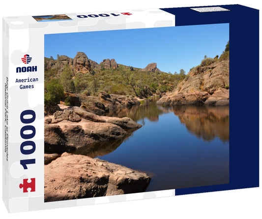 Noah Jigsaw Puzzle Bear Gulch Lake in Pinnacles National Park, California 1000 pieces