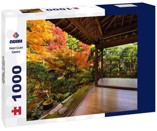 Noah Jigsaw Puzzle Fall foliage at Ryoan-ji Temple in Kyoto, Japan 1000 pieces