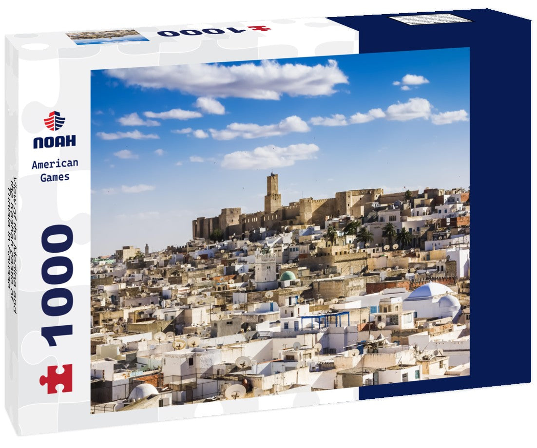 Noah Jigsaw Puzzle View of the Medina and the Kasbah castle of Tunisia in Sousse 1000 pieces