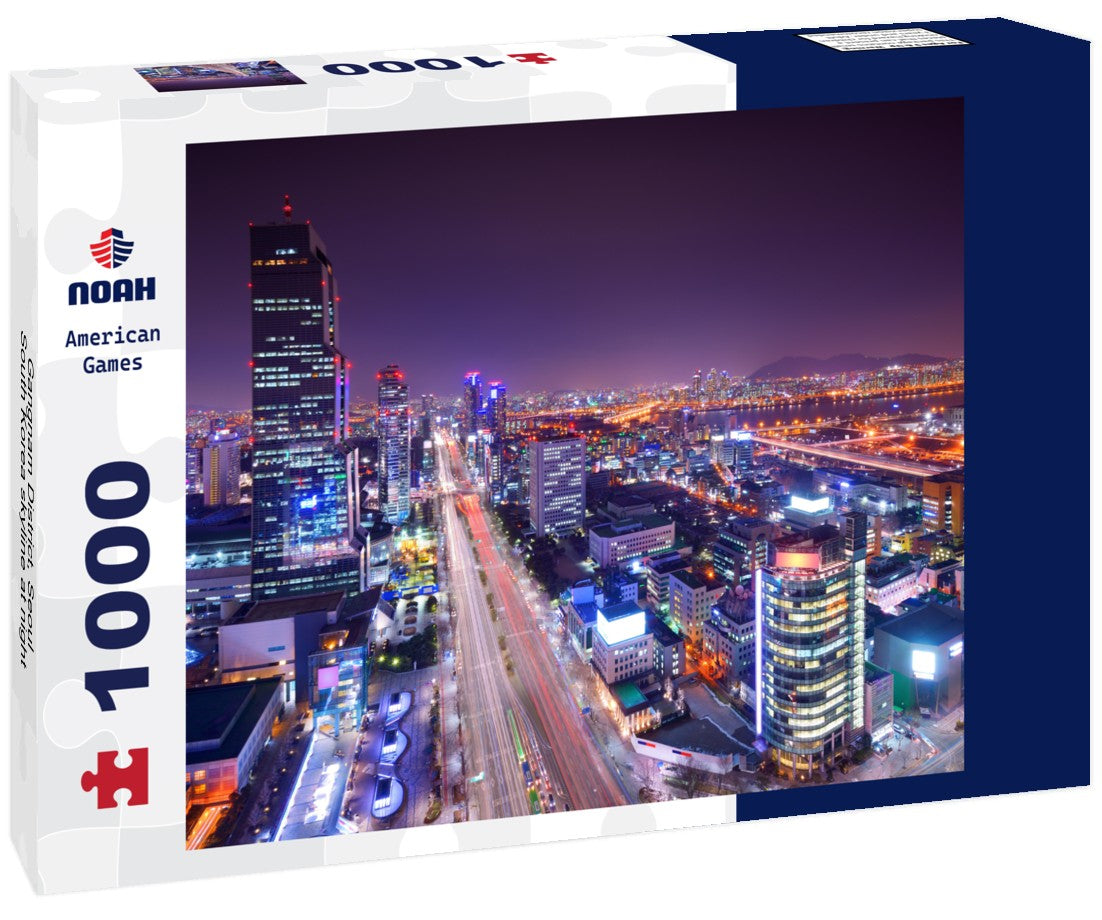 Noah Jigsaw Puzzle Gangnam District, Seoul, South Korea skyline at night 1000 pieces