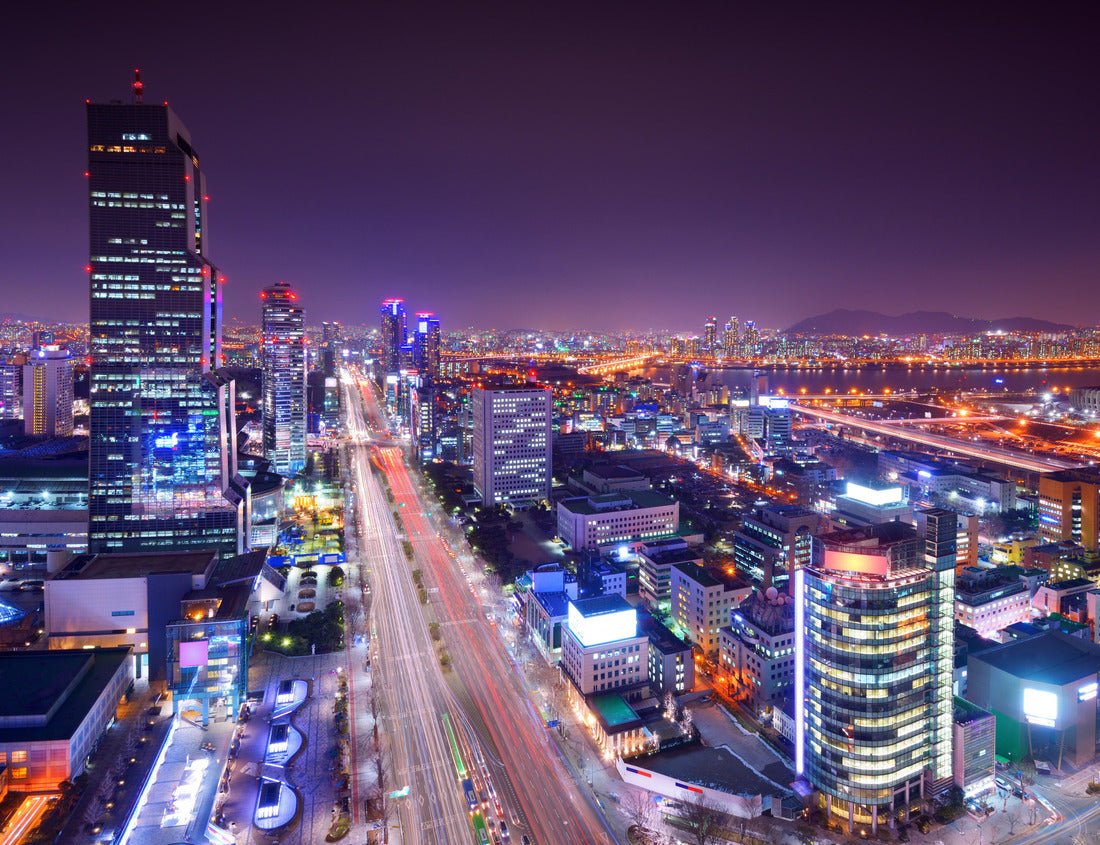 Noah Jigsaw Puzzle Gangnam District, Seoul, South Korea skyline at night 1000 pieces