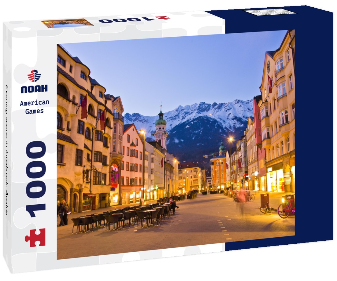 Noah Jigsaw Puzzle Evening scene in Innsbruck, Austria 1000 pieces