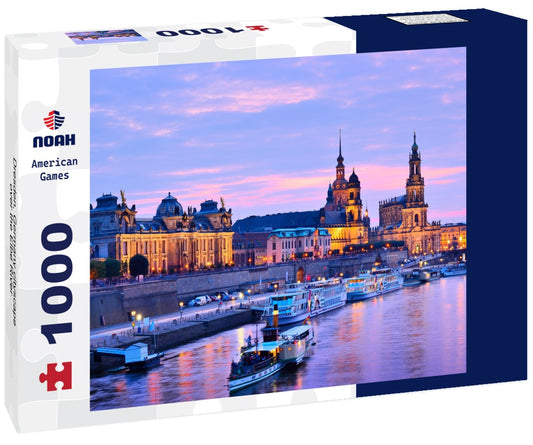 Noah Jigsaw Puzzle Dresden, Germany cityscape over the Elbe River 1000 pieces